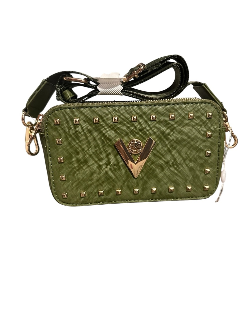NWT Valentino Orlandi Camera Bag in Forest Green
